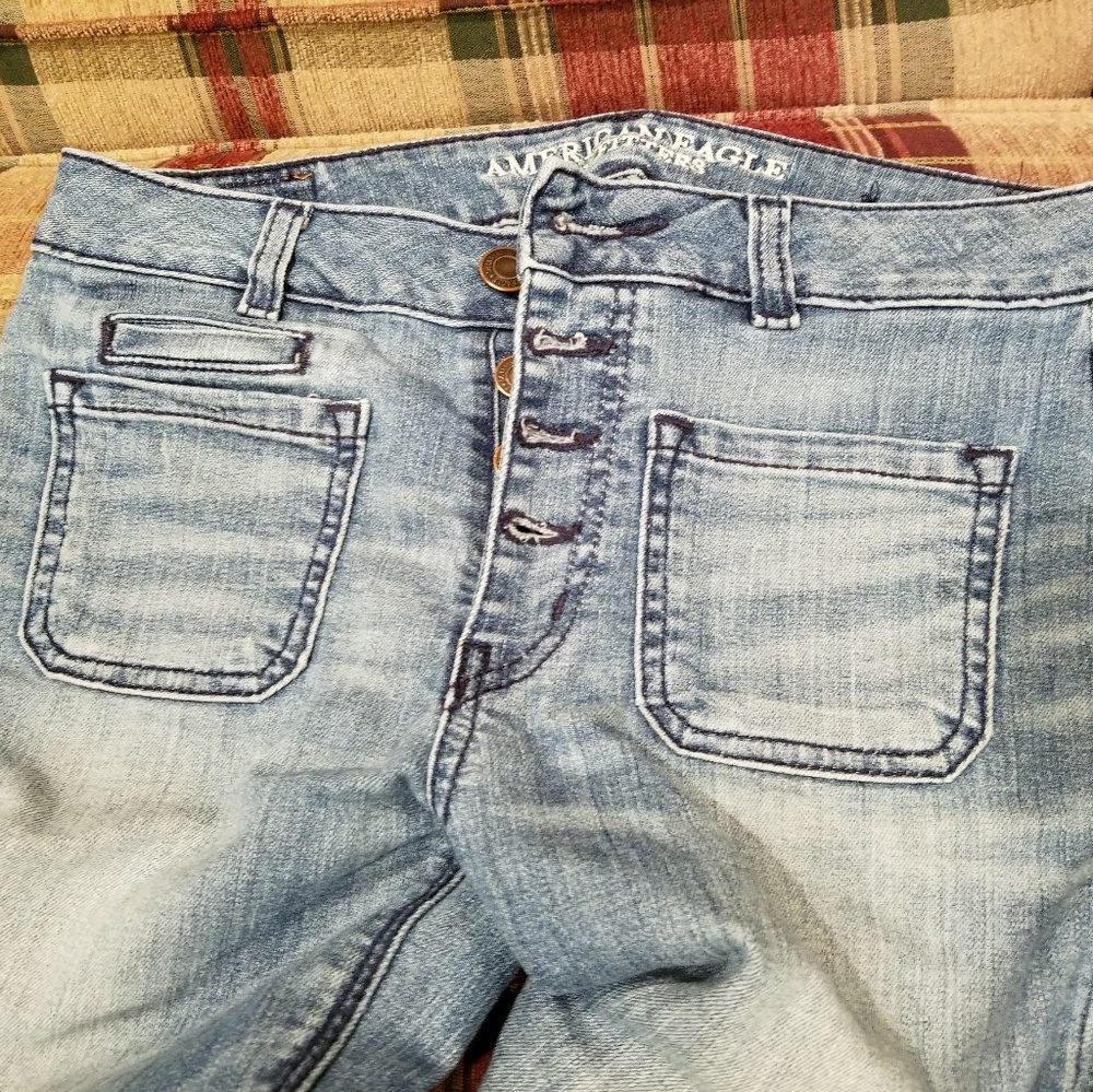 American Eagle high waisted artist jeans
